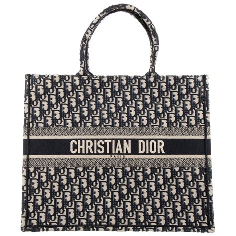 dior navy blue tote|christian Dior tote bag.